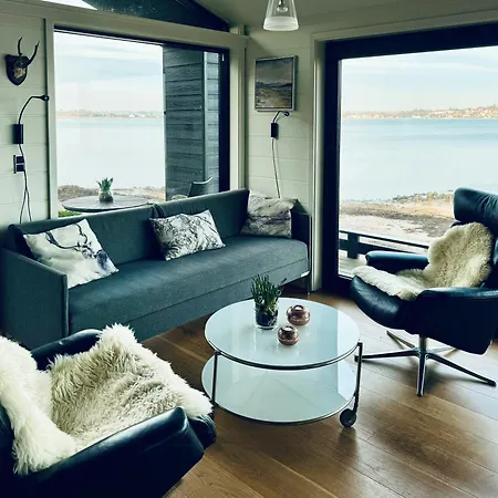 Strandhus Med Panoramaudsigt Ved Anslet Strand Haderslev