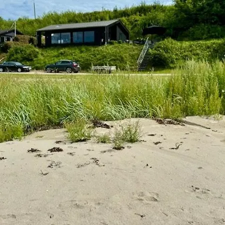 Dom wakacyjny Strandhus Med Panoramaudsigt Ved Anslet Strand *