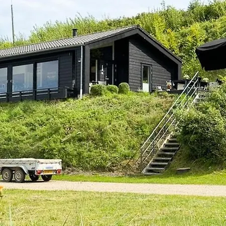 Dom wakacyjny Strandhus Med Panoramaudsigt Ved Anslet Strand *