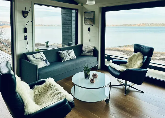 Strandhus Med Panoramaudsigt Ved Anslet Haderslev
